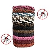 Dreamyth 12 PCS Natural Repellent Wristbands And 6