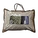 Beans72 Organic Buckwheat Pillow - Travel Size (11 inches x 16 inches) Made in USA