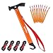 Spofine Camping Accessories Kit, Tent Stakes Mallet Hammer, Tent Pegs, Nylon Guyline Rope 4x13ft, Aluminum Cord Adjuster, Tent Accessories for Camping, Hiking, Backpacking primary