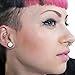 BodyJ4You 36 Pieces Gauges Kit Clear Glow In The Dark Radiant Acrylic Tapers and Plugs 14G-00G Stretching Kit Gift Box