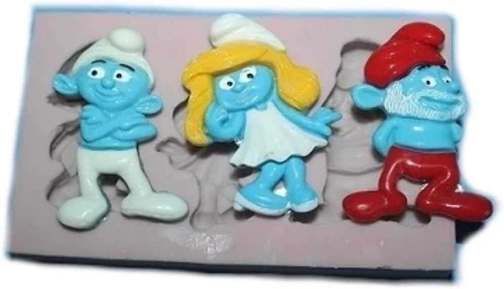 Smurfs Silicone Mould