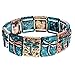 PammyJ Tri-Tone Dragonfly Stretch Bracelet with Patina Finish
