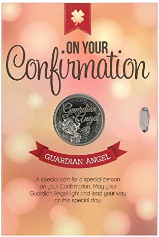 Lucky Coin Greeting Card - On Your Confirmation -Blank Inside - Includes Envelope