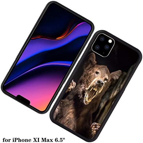 Case Fits for iPhone 11 Pro Max (6.5inch) a Stuffed European Brown Bear depicted in a cave