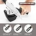 Knife Sharpener, FlatLED Kitchen Knife Sharpener, 3-Stage Knife Sharpening with Non-slip handle Tool for Straight, Ceramic, Pocket, Fruit and Chef Knives Helps Repair, Restore and Polish Blades