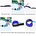 Borje Safety Child Anti Lost Wrist Link Harness Strap Rope Leash Walking Hand Belt (Blue)