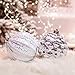 Valery Madelyn 6ct 100mm Frozen Winter Silver White Shatterproof Christmas Ball Ornaments Decoration,Themed with Tree Skirt(Not Included)
