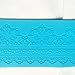 Large Sugarcraft Cake Decoration tool Baroc Lace Border Icing Silicone Mold Mould Lace Shaped Cupcake Mat 39.5x13x0.8cm,200g