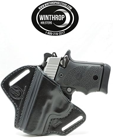 Winthrop Holsters OWB Shield Holster Left Hand Black for Sig Sauer P938 NO Laser - 0485