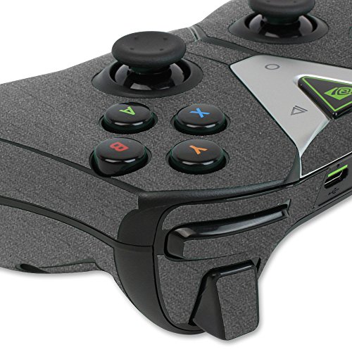 Skinomi Brushed Steel Full Body Skin Compatible with NVIDIA Shield TV (includes Controller Kit)(2015)(Full Coverage) TechSkin Anti-Bubble Film - Thumbnail 4