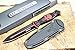 Wartech HWT212 10.25 Inch Full Tang Fixed Blade Hunting Knife with Plastic Hard Sheath (Red)