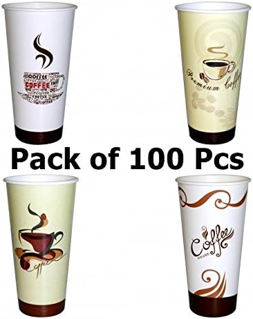 SAVEPAK Hot &amp; Cold Paper Cup with Graphic Printed Size 22 Oz. (Pack of 100 Pcs/Avg per cup 0.419 $)