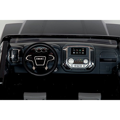Rollplay GMC Sierra Denali 12 Volt Ride-On Vehicle, Black - Thumbnail 4