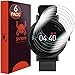 Skinomi TechSkin [6-Pack] Clear Screen Protector for Samsung Galaxy Watch Active (Galaxy Watch Active2 40mm) [Full Coverage] Anti-Bubble HD TPU Film