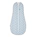 ergoPouch 1.0 Tog Swaddle and Sleep Bag, Tribal Blue, 3-12 Months