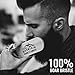Beard Brush for Men - 100% Pure Boar Hair Natural Bristle for Beard, Moustache - Handmade Wood Handle – No Snags, No Scratch, Gentle Bristle Combing Brush