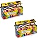 Crayola Washable Sidewalk Chalk, 128 ct, Includes Glitter, Neon