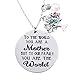 eloi Family Tree Necklace With Birthstone Stainless Steel Pendant for Mom Grandmother Mother