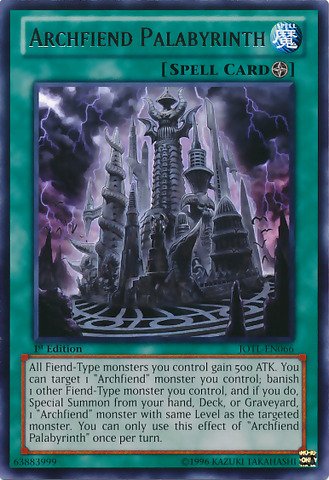 Yu-Gi-Oh! - Archfiend Palabyrinth (JOTL-EN066) - Judgment of the Light - 1st Edition - Rare