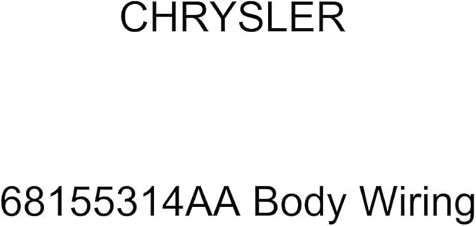 Chrysler 68109 834aa