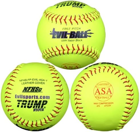 Evil ASA Fast Pitch NFHS Premium Leather cover