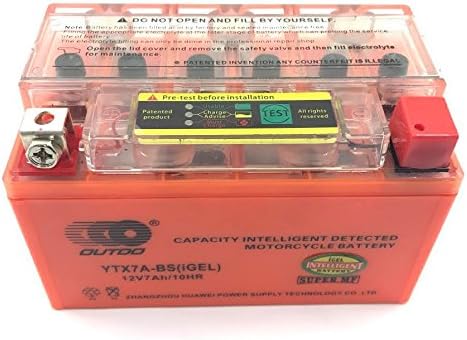 12V 7AH Motorcycle Gel Battery Scooters Dirtbikes YTX7ABS iGEL