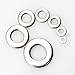 DYWISHKEY 360 Pieces 8 Sizes Stainless Steel Flat Washers Assortment Set (M2 M2.5 M3 M4 M5 M6 M8 M10)