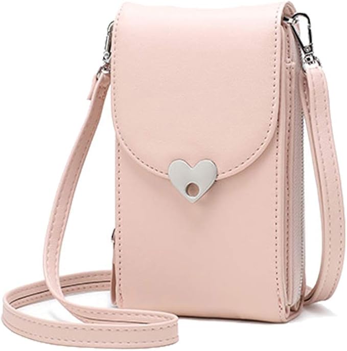 Amazon Longwu レディース 2way ショルダーバッグ ミニバッグ ポシェット 可愛い スマホポーチ 上品 財布 携帯ポーチ 大容量 斜め掛け 小物入れ ギフト プレゼント ショルダーバッグ