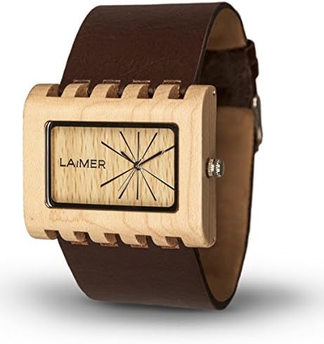 LAiMER Women's Wooden Watch LAURA - Wrist Watch made of natural Maple Wood - Simple Elegance, Nature & Lifestyle