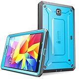 SUPCASE Samsung Galaxy Tab 4 8.0 Case - Unicorn Beetle PRO Series Full-body Hybrid Protective Case with Screen Protector (Blue/Black), Dual Layer Design/Impact Resistant Bumper