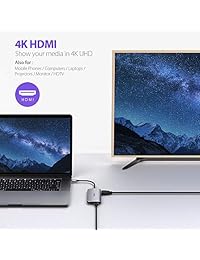 VAVA 8 in 1 USB C Hub, 4K USB C to HDMI Adapter with Power Delivery, SD TF Cards Reader USB Ports and Gigabit Ethernet Port for MacBook Air (2018)   Pro, ChromeBook, and Type C Windows Laptops