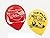 AmscanDisney Cars Formula Racer Birthday Party Printed Balloons Decoration (6 Pack), 12", Bright Red