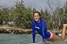 O'Neill UV Sun Protection Womens Basic Skins Long Sleeve Crew Sun Shirt Rash Guard, Tahitian Blue, X-Large