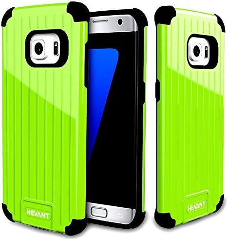 Ghevant Galaxy S7 Edge Case,Armor Protective Case For Galaxy S7 Edge ,Smooth Surface Case for Galaxy S7 Edge (Green)