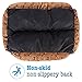 Animals Favorite New Rectangle Pet Bed with Dog Paw Print (22