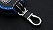 YONUFI Car Key Case Genuine Leather Key FOB Holder Smart KeyChain Cover