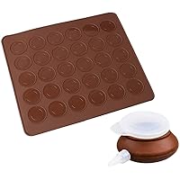 MyLifeUNIT Macaron Kit with Decomax Pen and 30 Capacity Baking Mat
