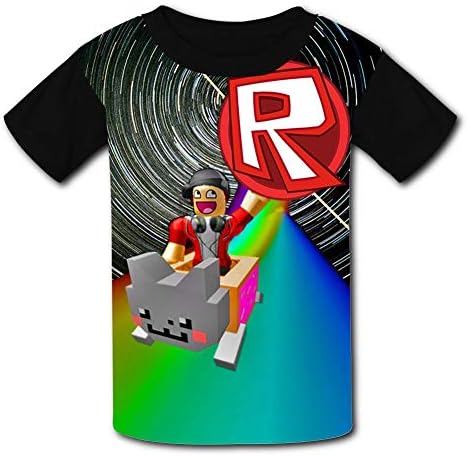JIFEIMAOY Roblox-Go - Slider 3D Custom T Shirts Short Sleeve Tee for for Boys and Girls
