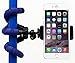 Bastex Universal Compact Flexible Octopus Style Blue Tripod Stand Holder/Mount with Adapter for Smartphone / Digital Camera / GoPro Hero All Versions - Includes Remote