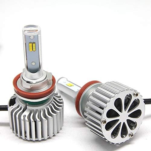 All Seasons LED 5 Patterns 7600Lm & 60W/Set LED Headlight Conversion Kit or LED FogLight Conversion Kit, Tri-Colors Switch Back 6000K/4300K/3000K All Included. (H11/H8)