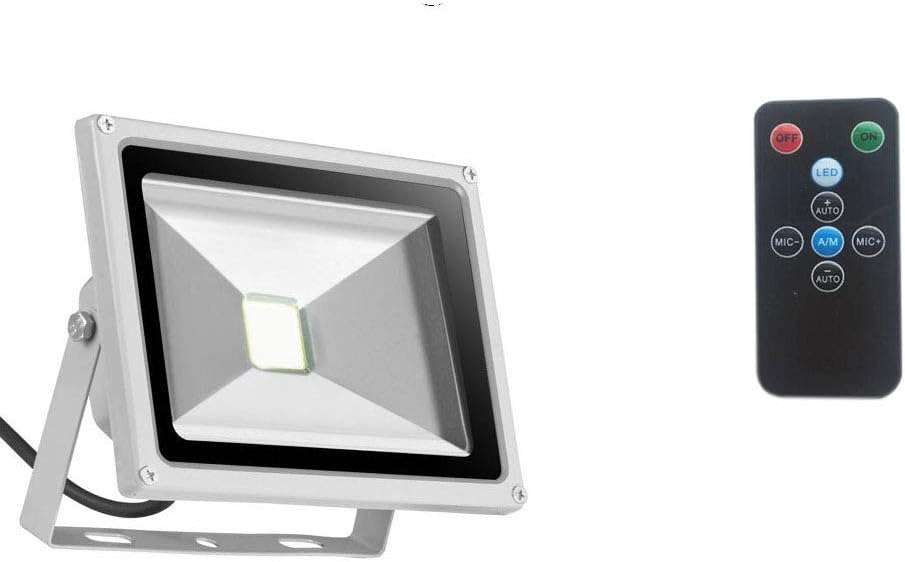 UV Black Light Stage Strobe Light Ultralight Floodlight Outdoor Spotlight 20W Waterproof, with Remote for Neon Glow Parties Stage Light Fishing, Aquarium, Curing