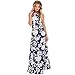 Women Dress,IEason Hot Sale! 2017 Women Summer Boho Long Maxi Evening Party Dress Beach Dresses Sundress (L, Dark blue)