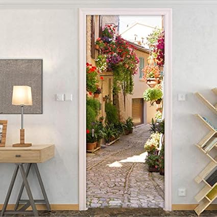 lzdyaya Papel Tapiz PVC 3D Autoadhesivo Impermeable Foto de la Pared