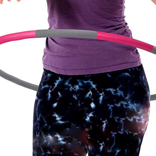 3 Pound Weighted Hula Hoop For Exercise Weight Loss. Perfect for Dancing, Hot Fitness Workouts and Simply the Funnest Way to Lose Weight.