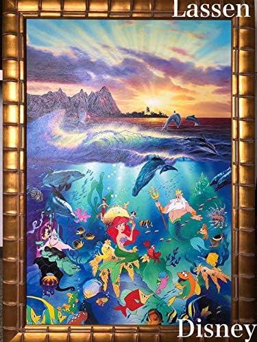 Amazon Co Jp 限定品アート ディズニー ラッセン アンダーザシー 額装 未使用保証書鑑定書付 ホビー 通販