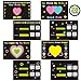 JOYIN 28 Packs Valentines Day Gifts Cards, Valentine's Greeting Cards with Heart Shaped Glasses and Light-up Glow Sticks for Kids Party Favor Classroom Exchange Prize Supplies