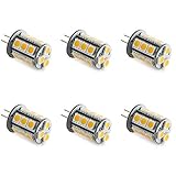 Makergroup T3 G4 Bi-pin LED Light Bulb 12VAC/DC Low Voltage 3Watt Warm White 2700K-3000K for Outdoor Landscape Lighting Path Lights, Deck Lights, Step Lights,Paver Lights 6-Pack