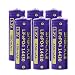 (6-Pack) Shockli 14430 3.2V 450mAh LiFePo4 Rechargeable Solar Battery (with Carry Box) - Ideal for Solar Landscape Light