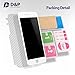 D&P Privacy Screen Protector 3D Curve for iPhone 7 Plus, Anti-Spy Tempered Glass Full Screen Protector Case Friendly, Dry Film Screen Protector Front and Back Anti-Glare Anti-Scratch [White]