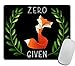 Zero Fox Given Mousepad, Chalkboard Fox Mouse Pad, Chalk Zero Fox Given Mousepad, Funny Mousepad, Present for Guy, Funny Presents Mouse Pad